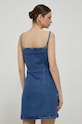 Odzież Calvin Klein Jeans sukienka jeansowa J20J221267 niebieski