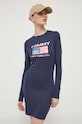 Šaty Tommy Jeans DW0DW15889 tmavomodrá AW23