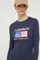 tmavomodrá Šaty Tommy Jeans
