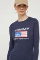 mornarsko modra Obleka Tommy Jeans