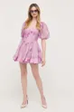 Платье Bardot фиолетовой