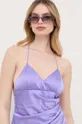фиолетовой Платье Bardot