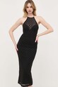 Odzież Bardot sukienka 58668DB1.BLACK czarny