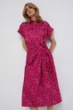 Obleka Lauren Ralph Lauren roza