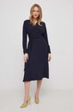 Платье Lauren Ralph Lauren 250853337 тёмно-синий AW24