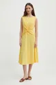 Lauren Ralph Lauren sukienka żółty