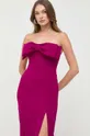 fioletowy Pinko sukienka