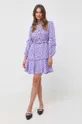 Платье Pinko фиолетовой