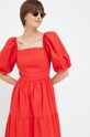 Dkny sukienka czerwony E3EB0S30