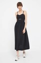 Dkny sukienka P3EBTS96 czarny AW23