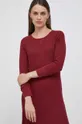 burgundské Bavlnené šaty Polo Ralph Lauren