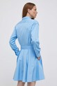 Одяг Бавовняна сукня Polo Ralph Lauren 211910798 блакитний