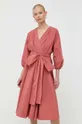 Φόρεμα Weekend Max Mara ροζ