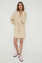 Herskind sukienka 4828914 beżowy AW23