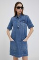 Pepe Jeans sukienka jeansowa PL953335.000 niebieski AW23