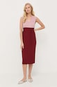 Max Mara Leisure ruha 2336260434600 burgundia AW23