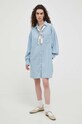 Φόρεμα τζιν Levi's μακρύ μπλε A6743.0002