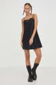 Φόρεμα Abercrombie & Fitch μαύρο