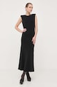 Patrizia Pepe sukienka z elastanem czarny 8A1145.J113