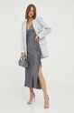 Šaty Patrizia Pepe šedá 8A1156.A100
