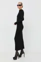 Obleka s primesjo volne Patrizia Pepe črna