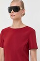 Patrizia Pepe sukienka bordowy 8A1170.A6F5