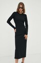 Odzież Patrizia Pepe sukienka 8A1177.J082 czarny