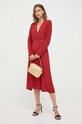 Patrizia Pepe sukienka 8A1195.A8I1 czerwony AW23