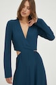 Îmbrăcăminte Patrizia Pepe rochie 8A1195.A8I1 bleumarin