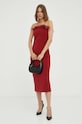 Patrizia Pepe sukienka 8A1202.A6F5 czerwony AW23