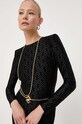 Elisabetta Franchi sukienka AB42436E2 czarny
