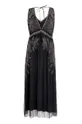 czarny AllSaints sukienka LAIA EMB DRESS
