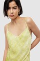 AllSaints rochie midi galben WD353Y