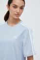 Pamučna haljina adidas Ženski