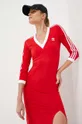 Φόρεμα adidas Originals κόκκινο