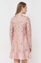 Ruházat Red Valentino selyem ruha 3R3VAHM06UW rózsaszín