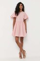 Obleka Red Valentino 3R3VAJA01FP roza AW23