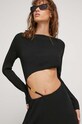 GCDS rochie negru FW23W670011