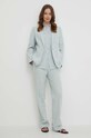 Calvin Klein spodnie K20K206879 zielony SS24