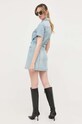 Odzież Miss Sixty sukienka jeansowa 6T2DJ0610000 niebieski