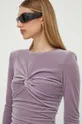 vijolična Obleka Elisabetta Franchi