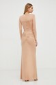Odzież Elisabetta Franchi sukienka AB49337E2 beżowy