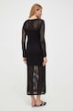 Odzież Twinset sukienka z domieszką wełny 232AP3155 czarny
