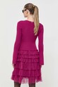 Odzież Twinset sukienka 232TP3051 fioletowy
