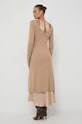 Oblečení Šaty z vlněné směsi Twinset 232TP3210 hnědá