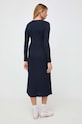 Odzież Weekend Max Mara sukienka wełniana 2353260233600 granatowy