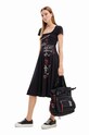 Desigual sukienka czarny 23WWVK15