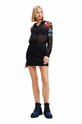 Desigual rochie fete mini negru 23WWVW76