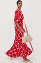 Victoria Beckham sukienka 1323WDR004740B czerwony AW23