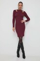 Платье Guess W3BK74.KBYN0 бордо AW23